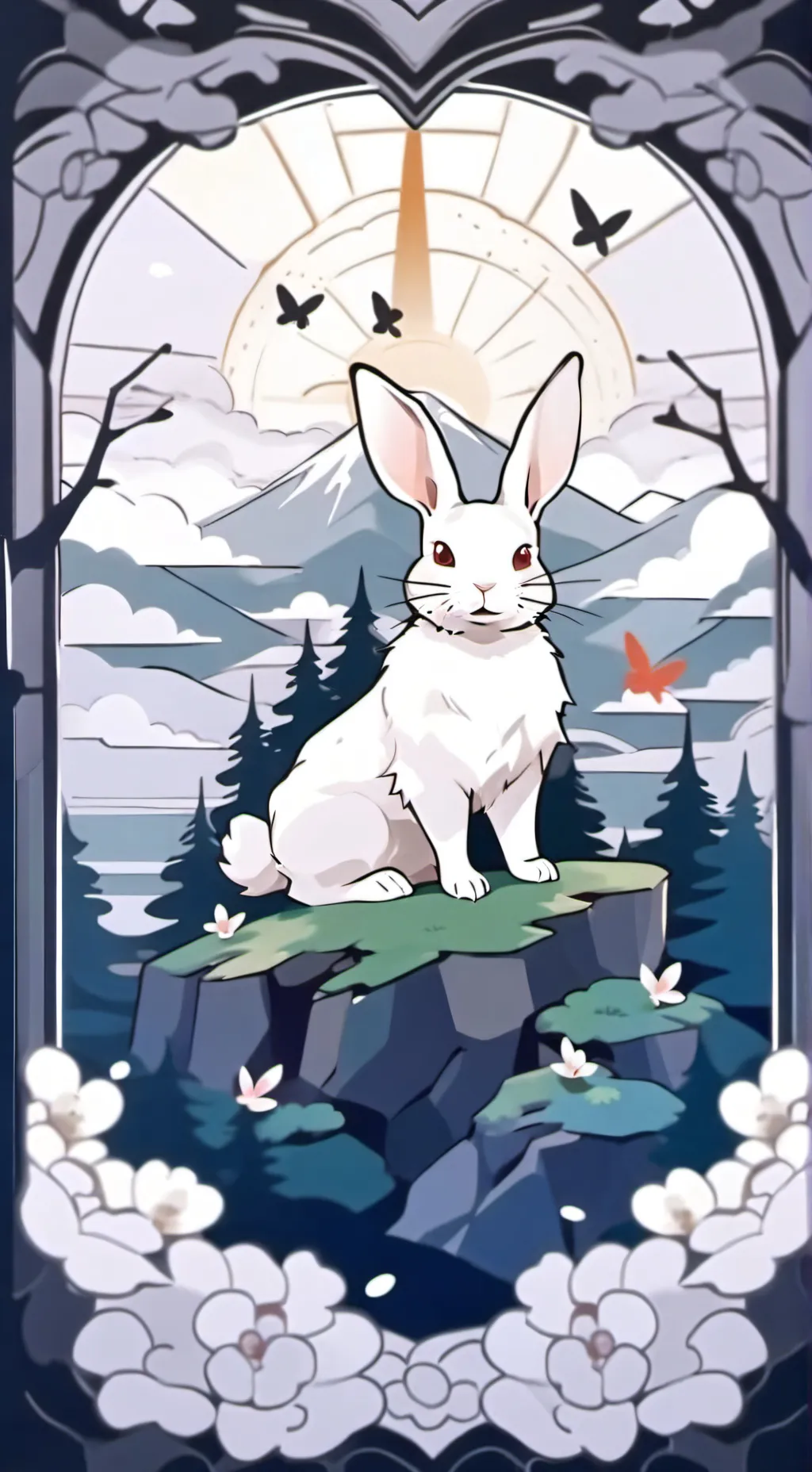ai character: coelho background