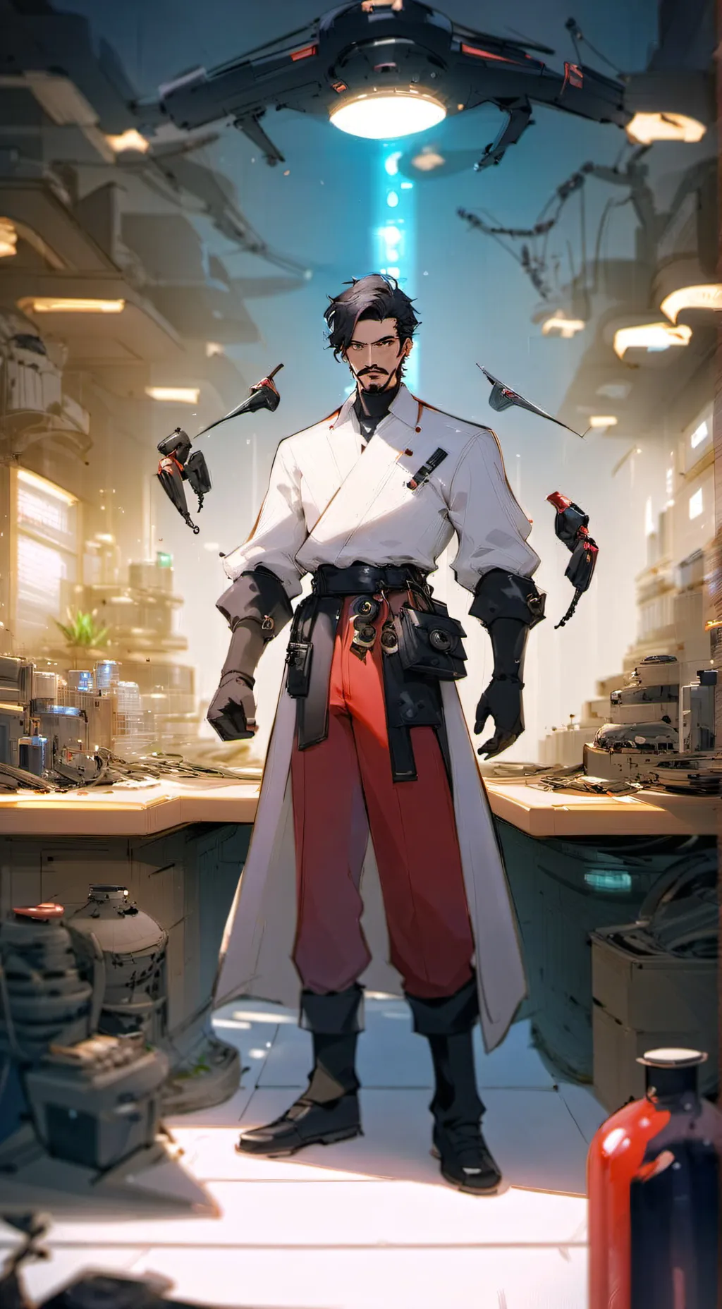 ai character: Dr Quandry background