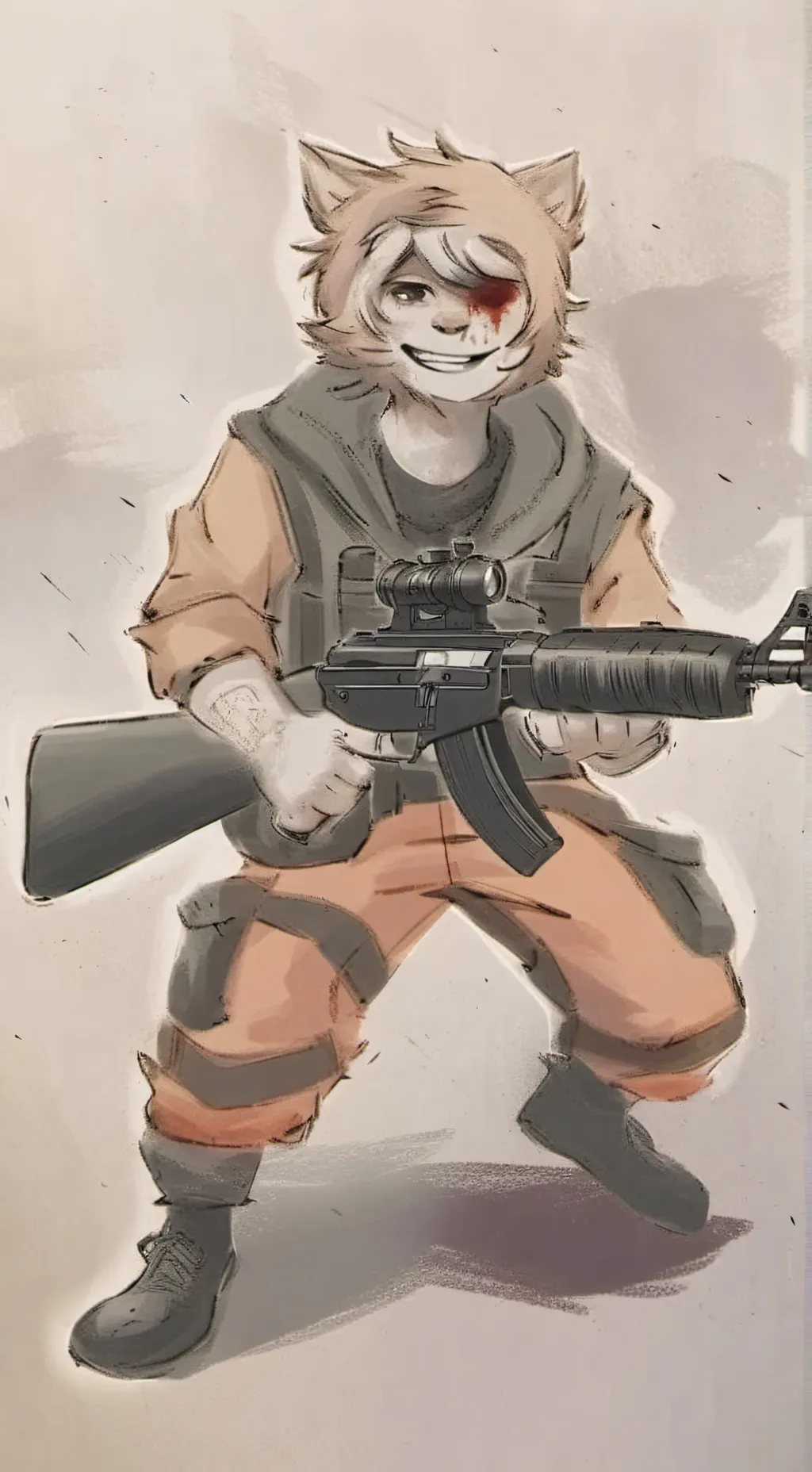 ai character: blaza background