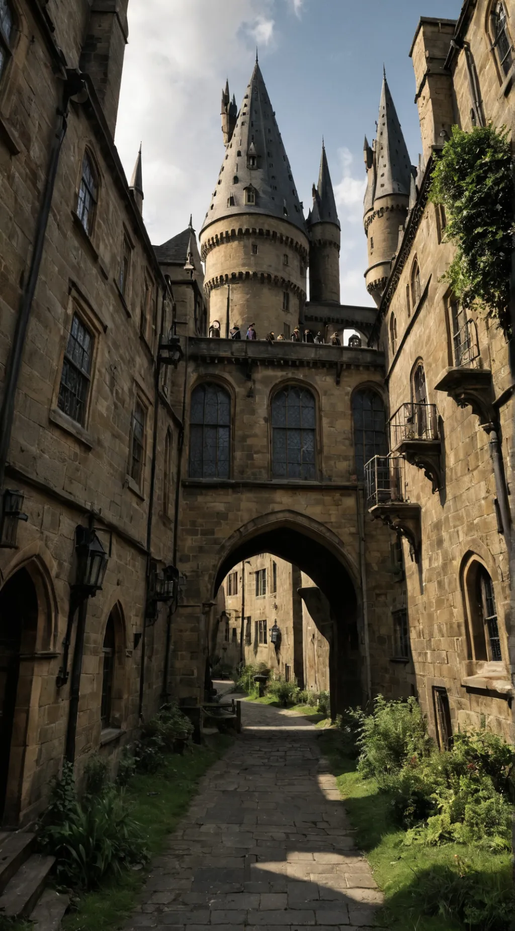 ai character: Hogwarts background