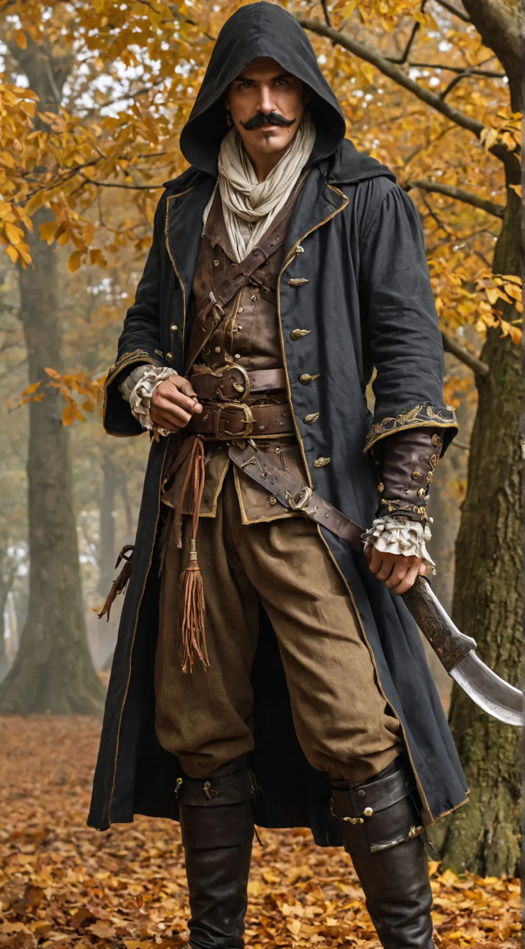 ai character: The Autumn Wind background