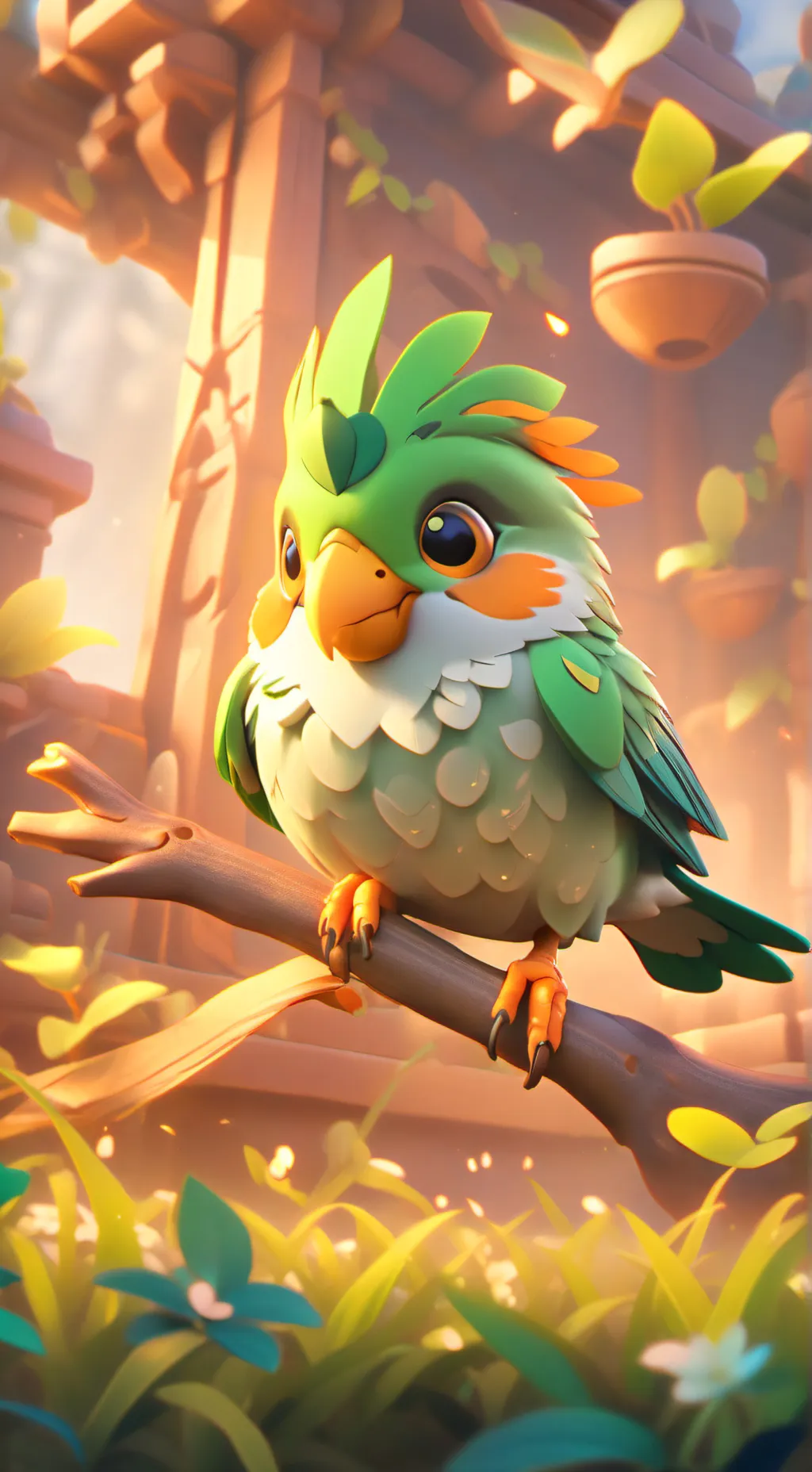 ai character: duolingo background