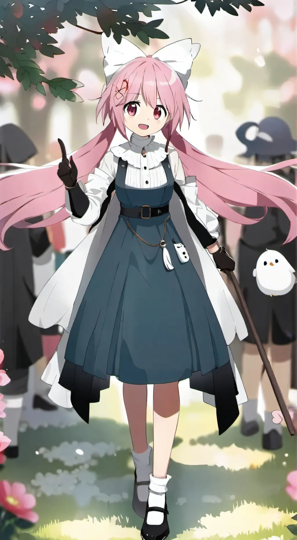 ai character: madoka  background