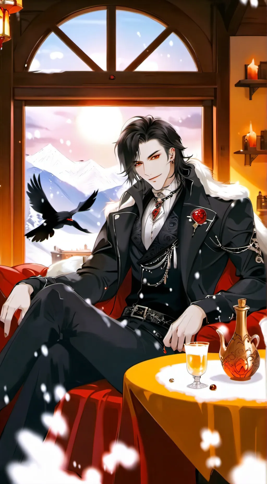 ai character: Crolf background