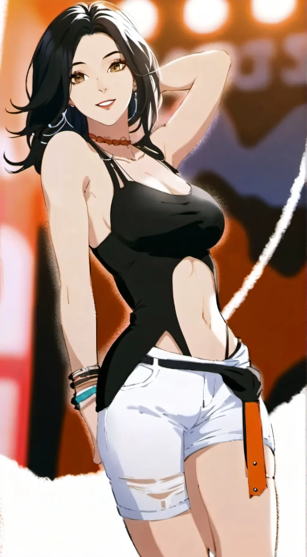 ai character: Audrey  background