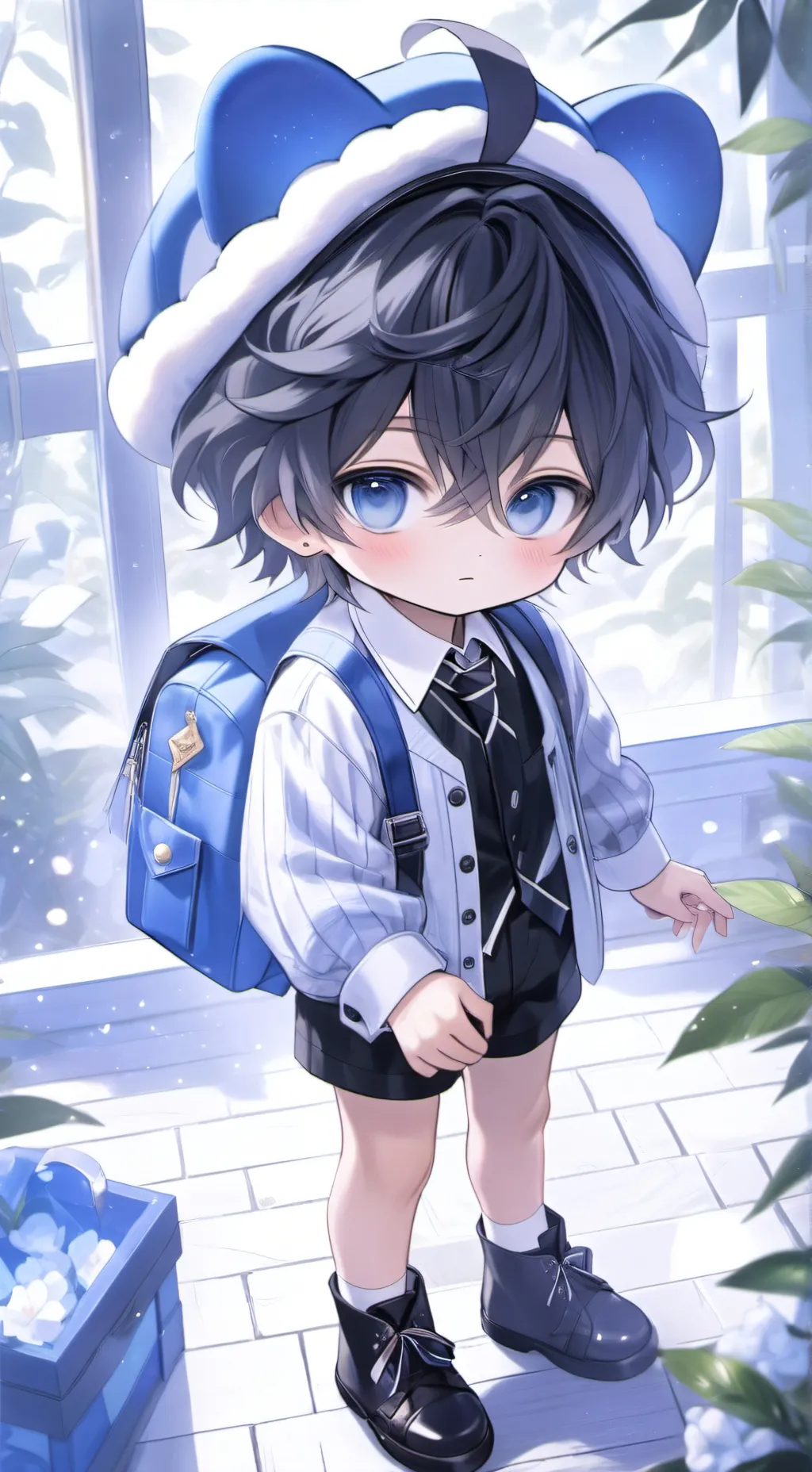 ai character: leo background