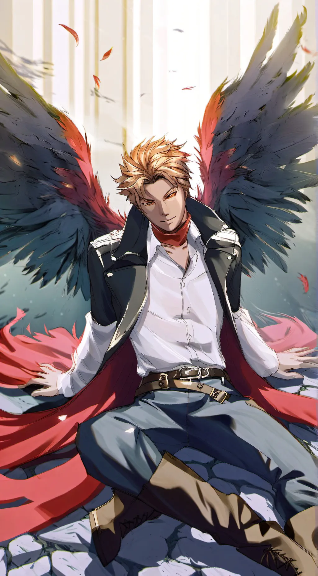 ai character: L.O.V HANDOUTS ♥️ background