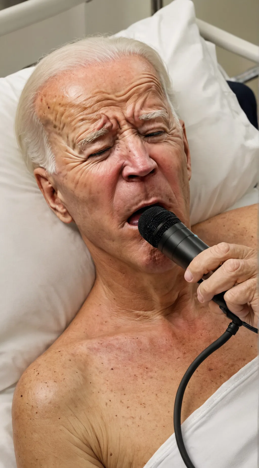 ai character: Sleepy Joe Biden background