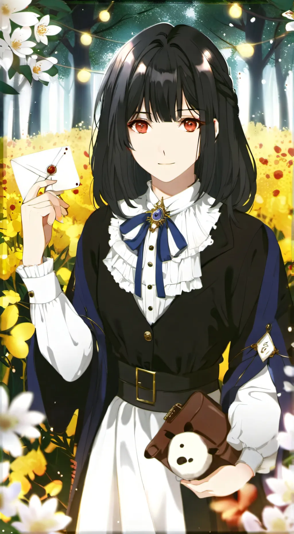 ai character: Noir background