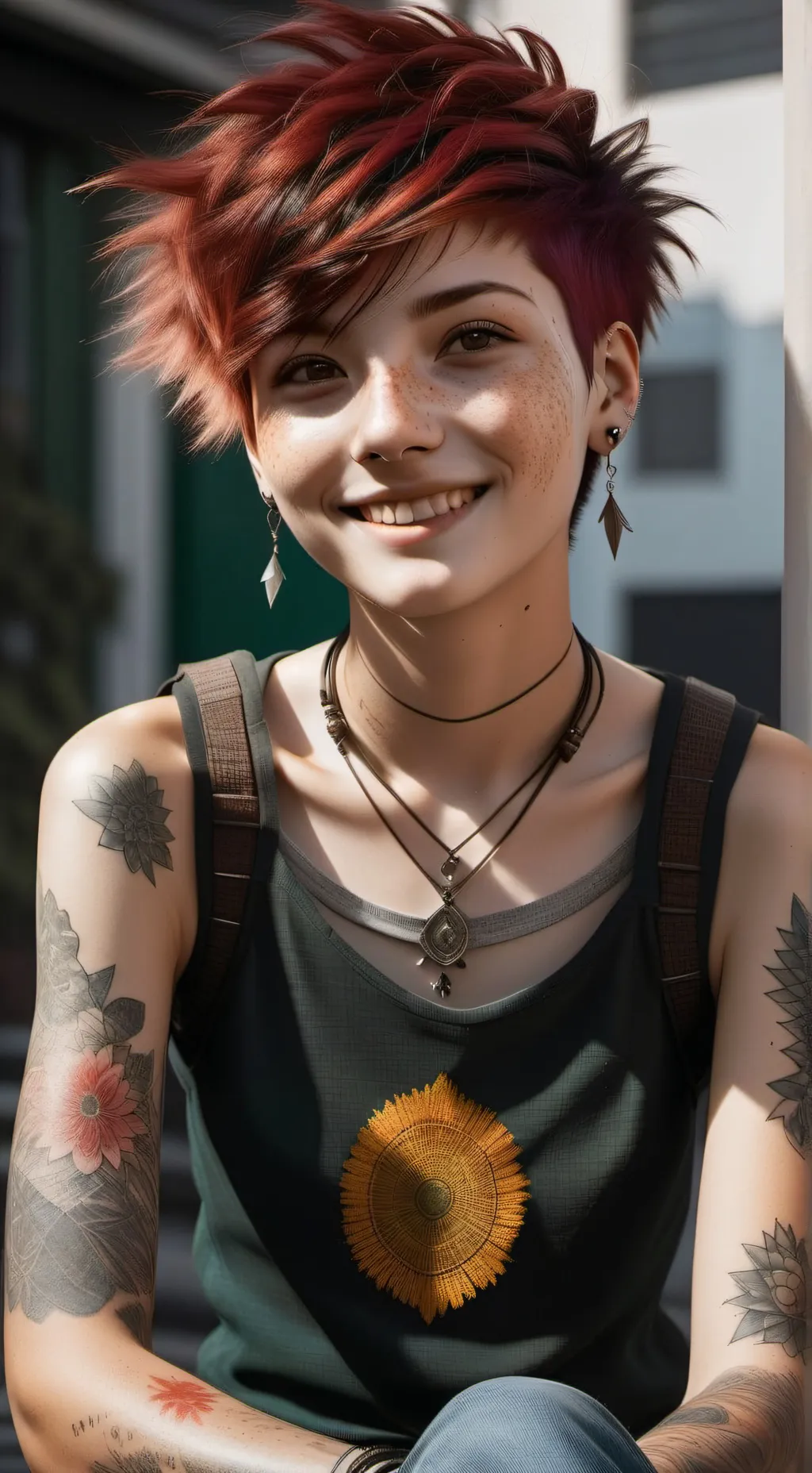 ai character: Heather background