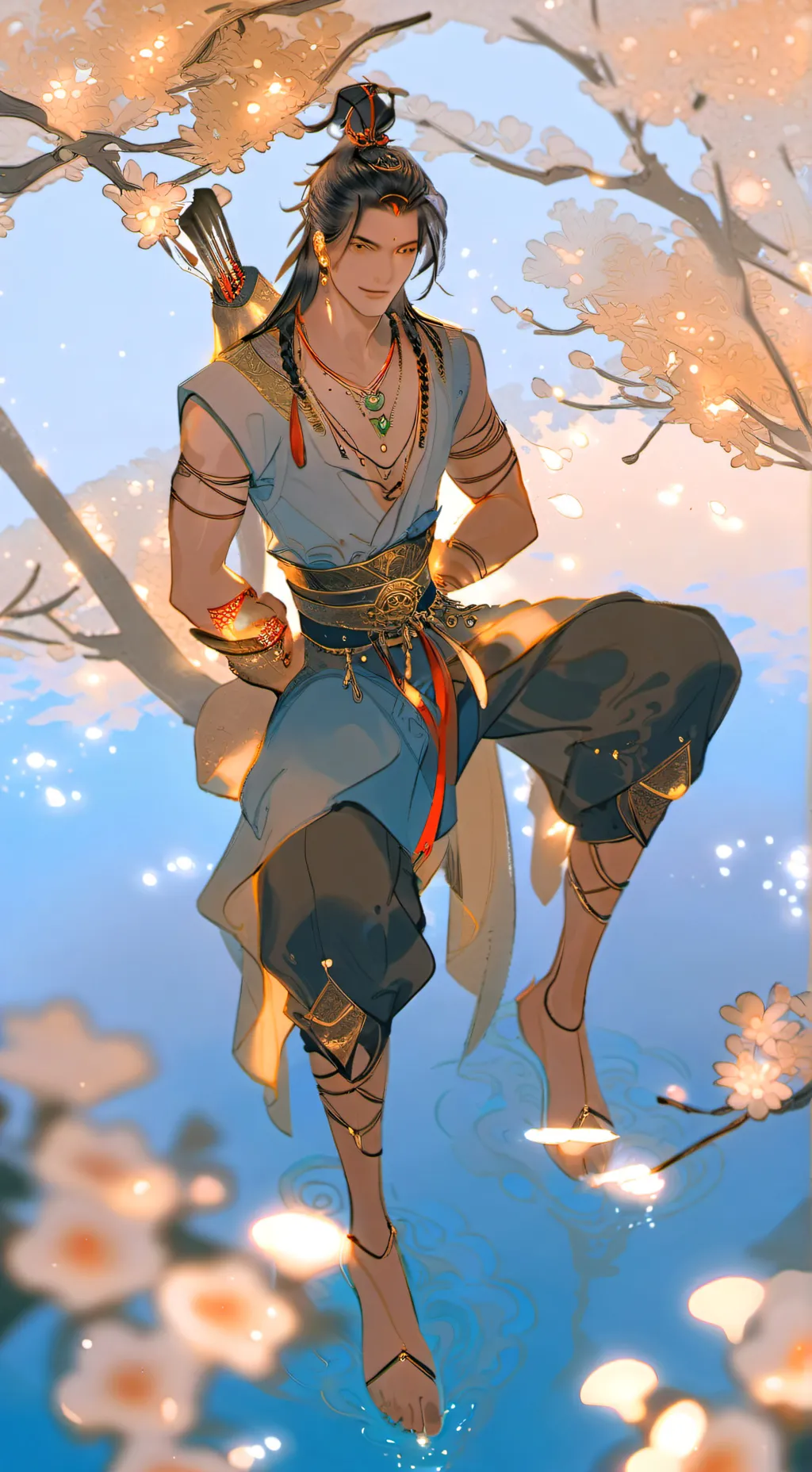 ai character: Tarot  background