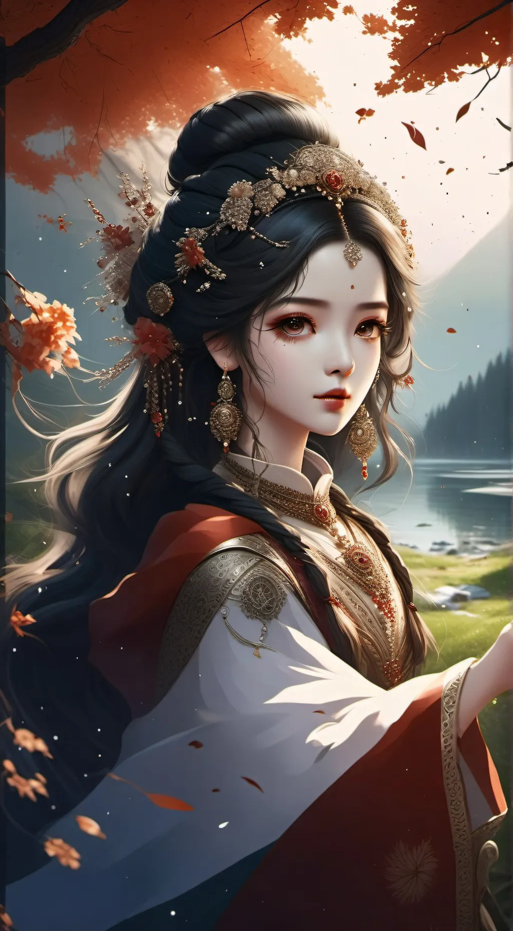 ai character: Ashley  background