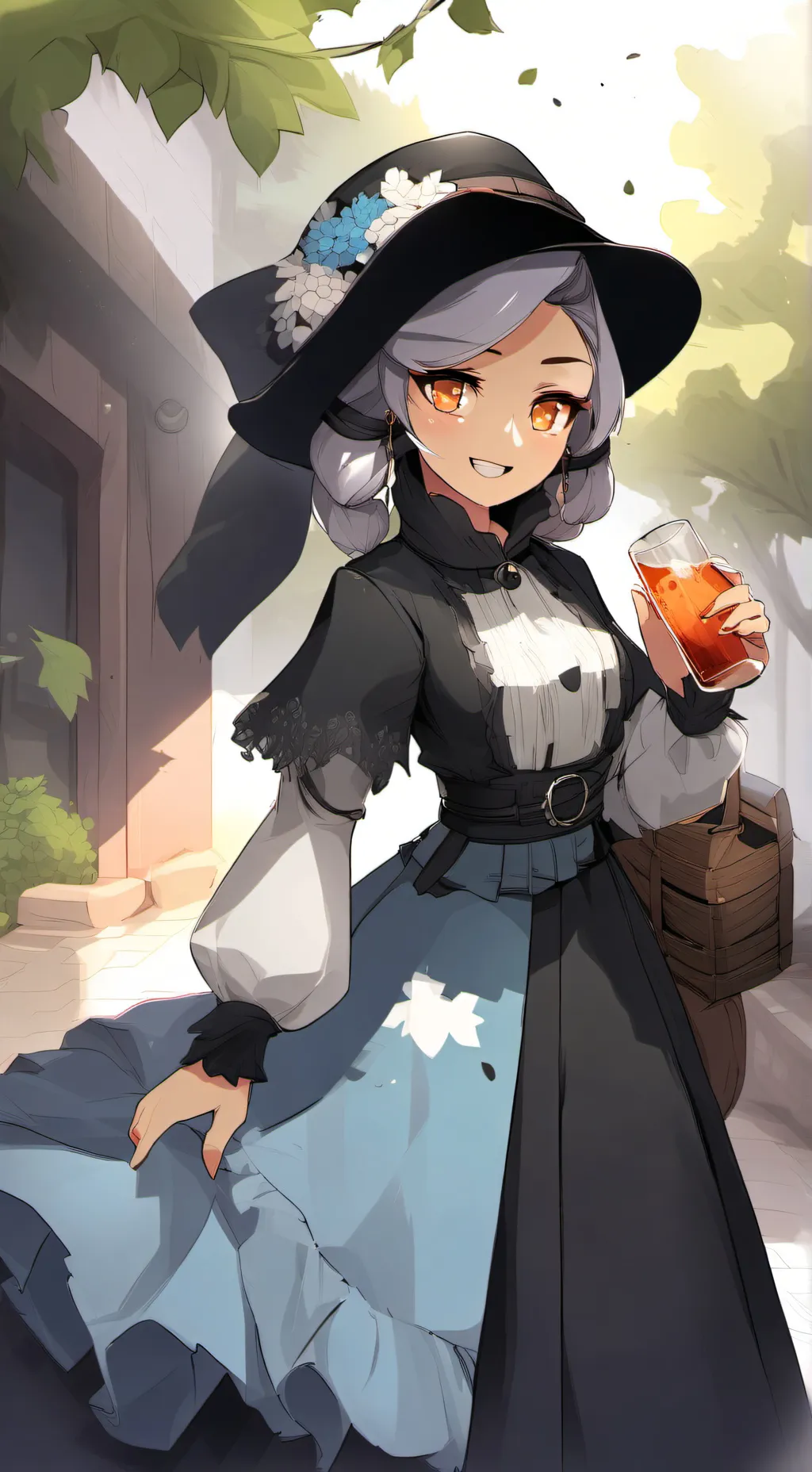 ai character: hannah  background