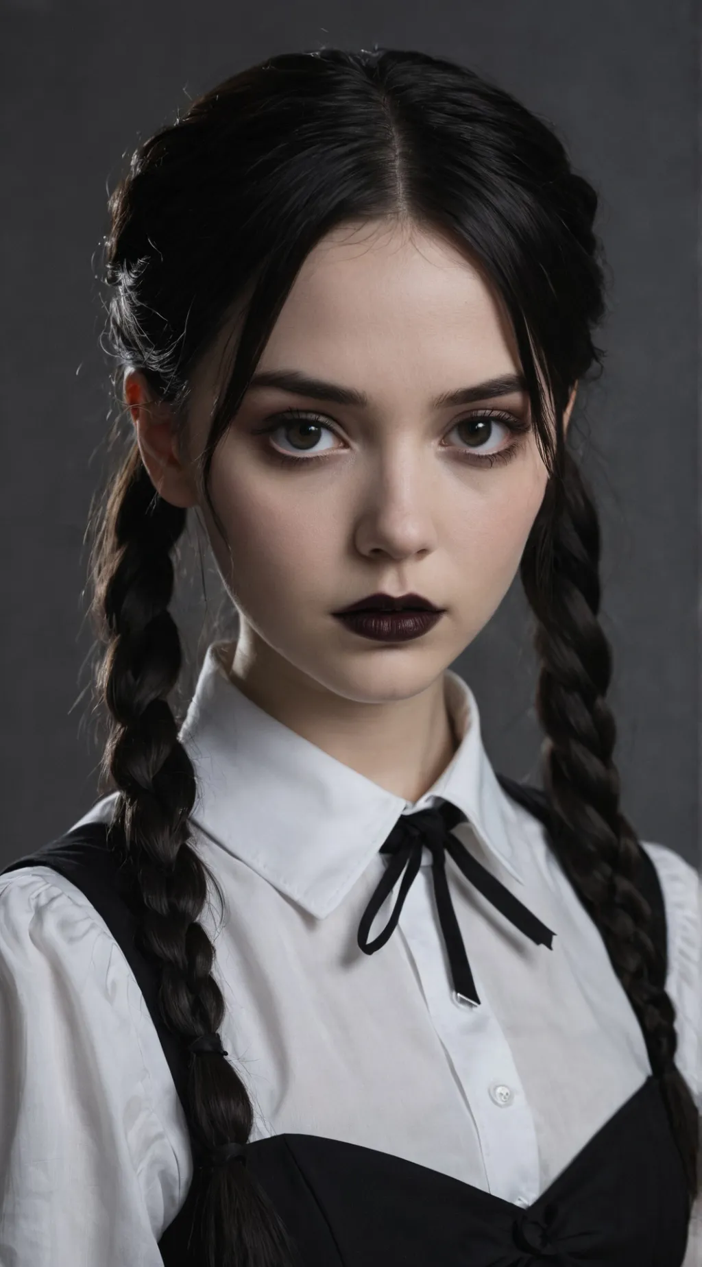 ai character: Wednesday Addams background