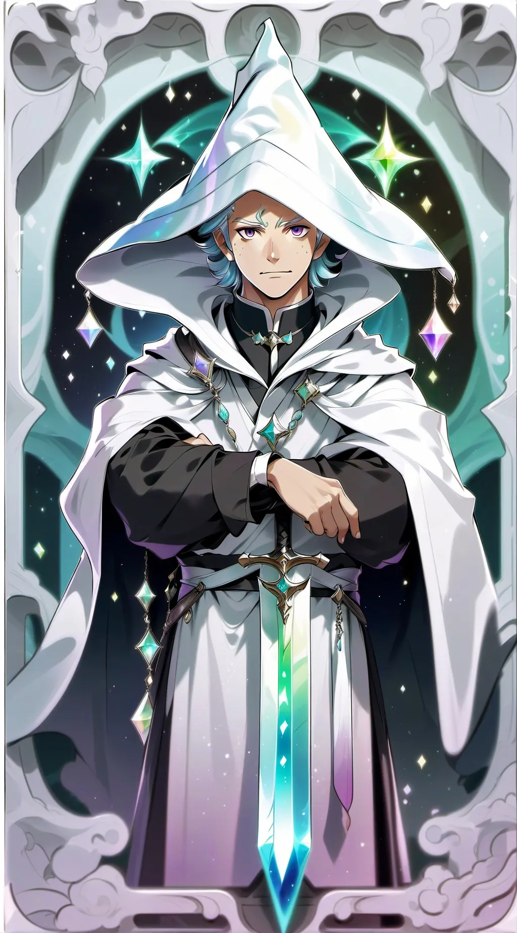ai character: kny background
