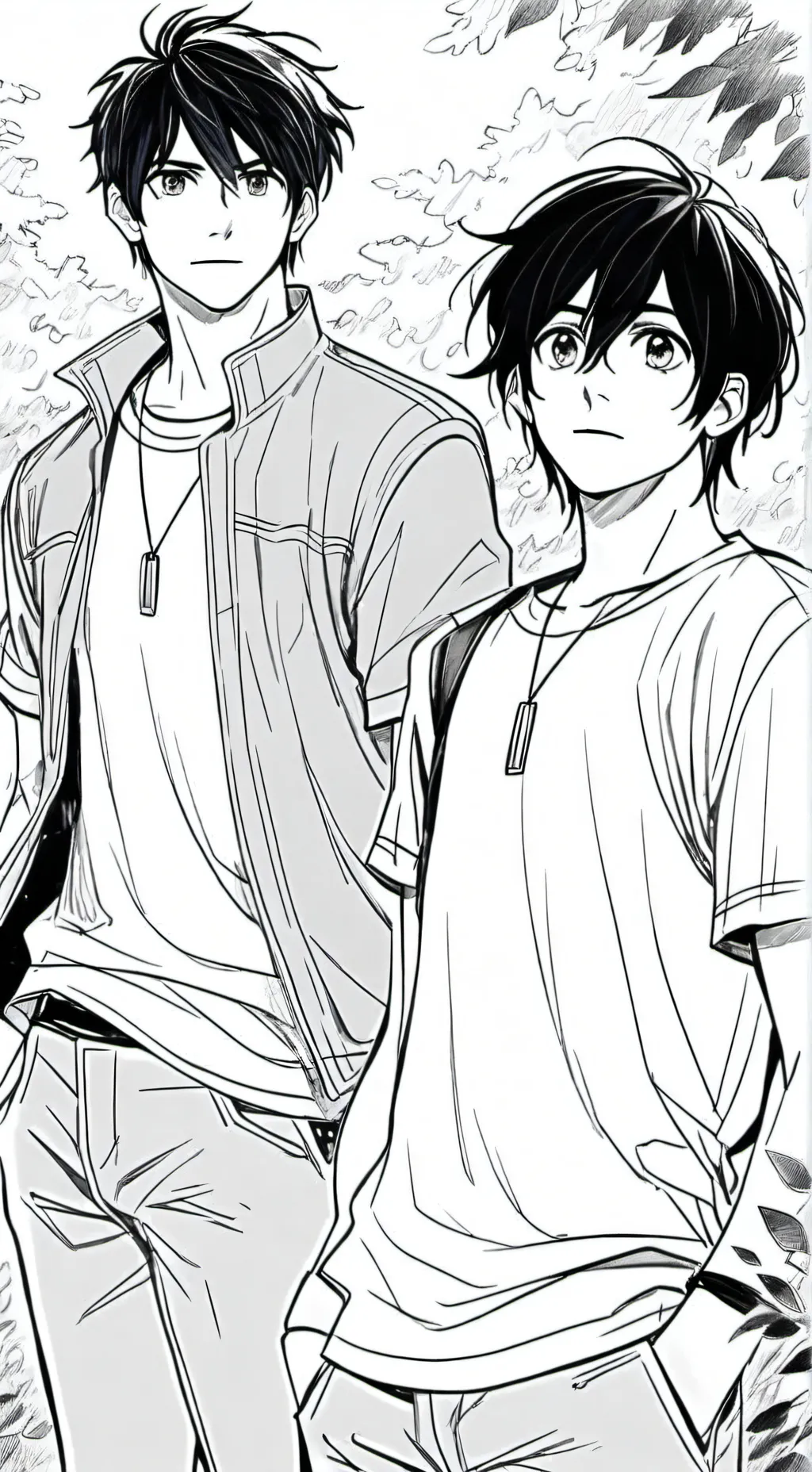 ai character: Nico x Percy background