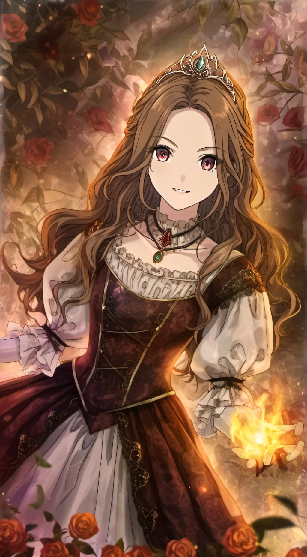 ai character: Riria Sakuraba  background