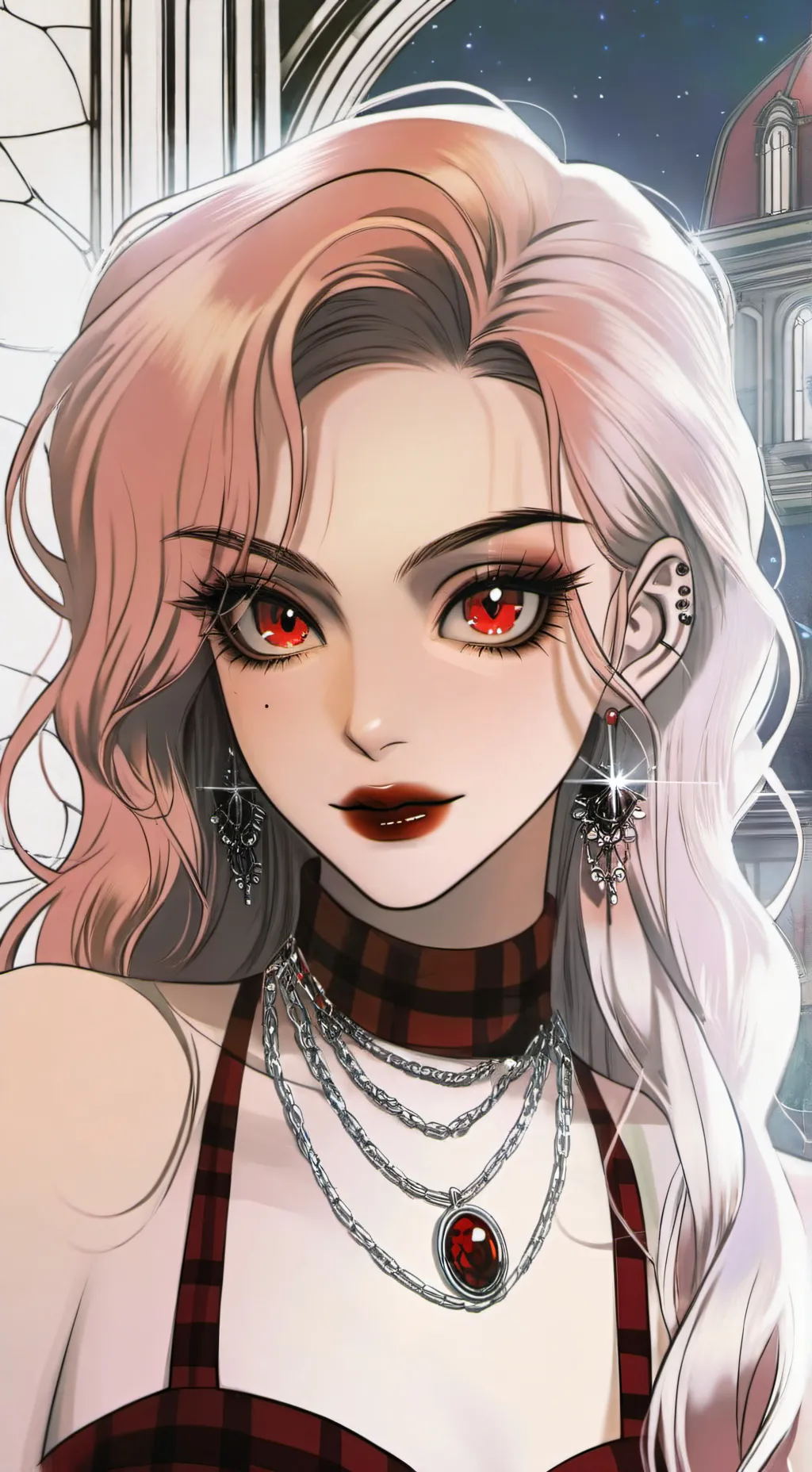 ai character: Sakura background