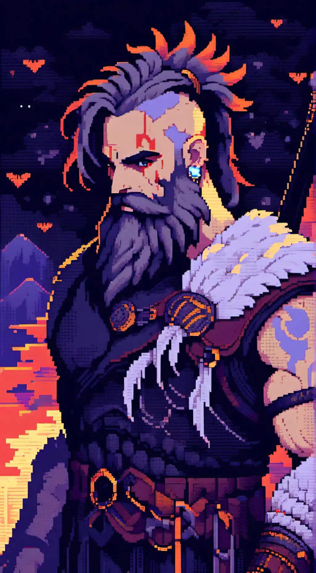 ai character: Ares background
