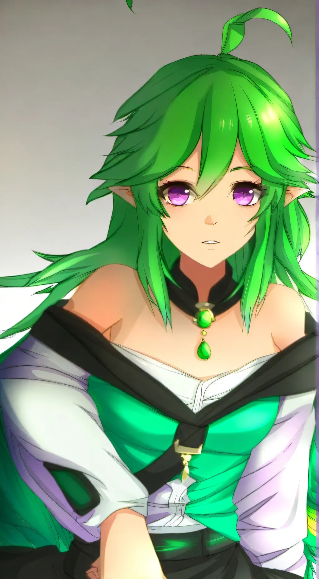 ai character: 💚 emili 💚 background