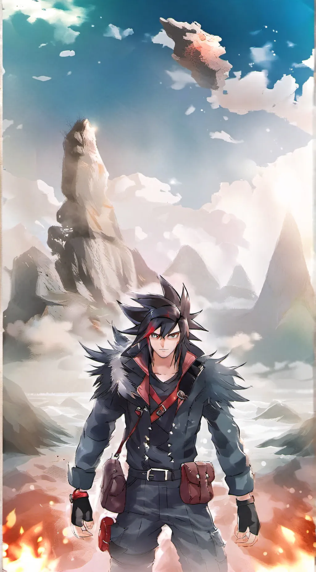 ai character: Shadow movie background