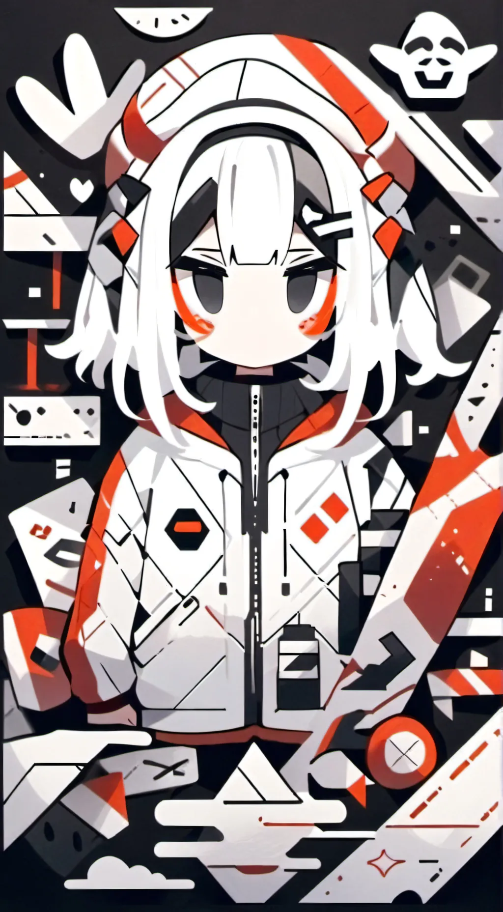 ai character: Squid game kny background