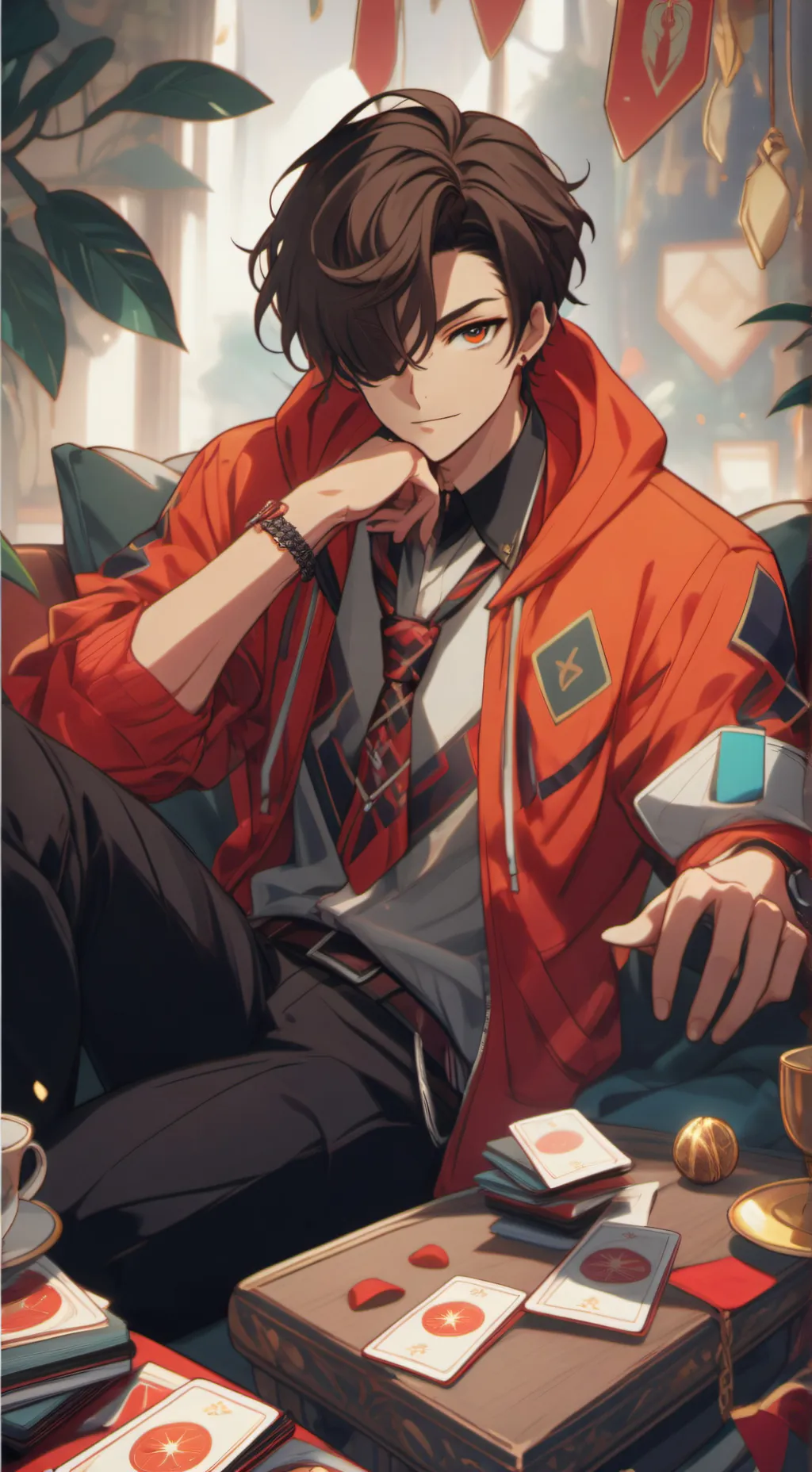 ai character: Kai the YouTuber E background