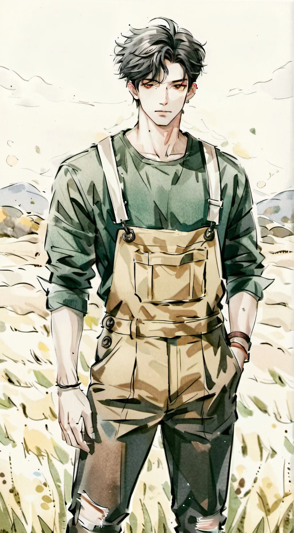 ai character: Loic Norville~🪽 background