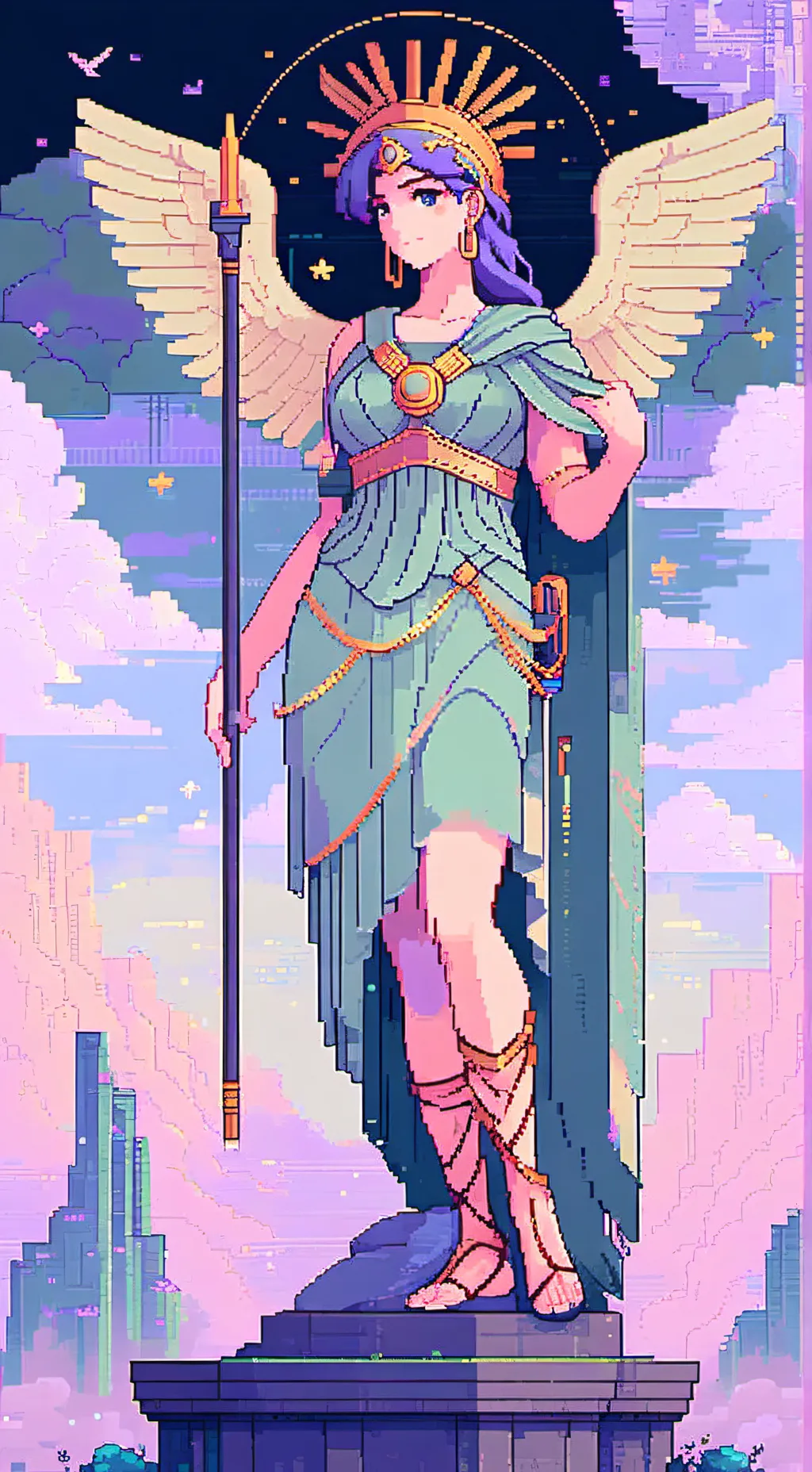 ai character: Athena background