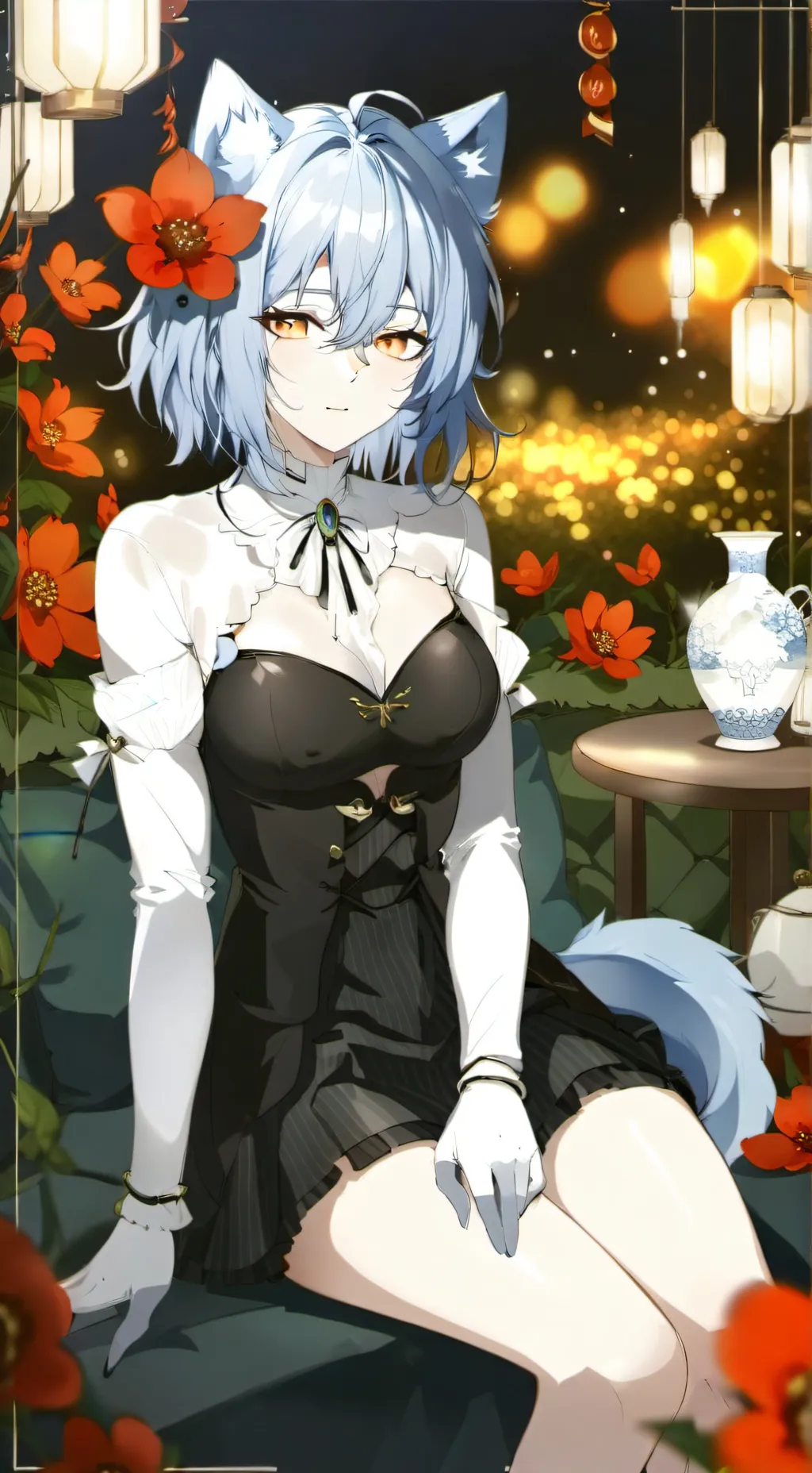 ai character: mina(no mha() background