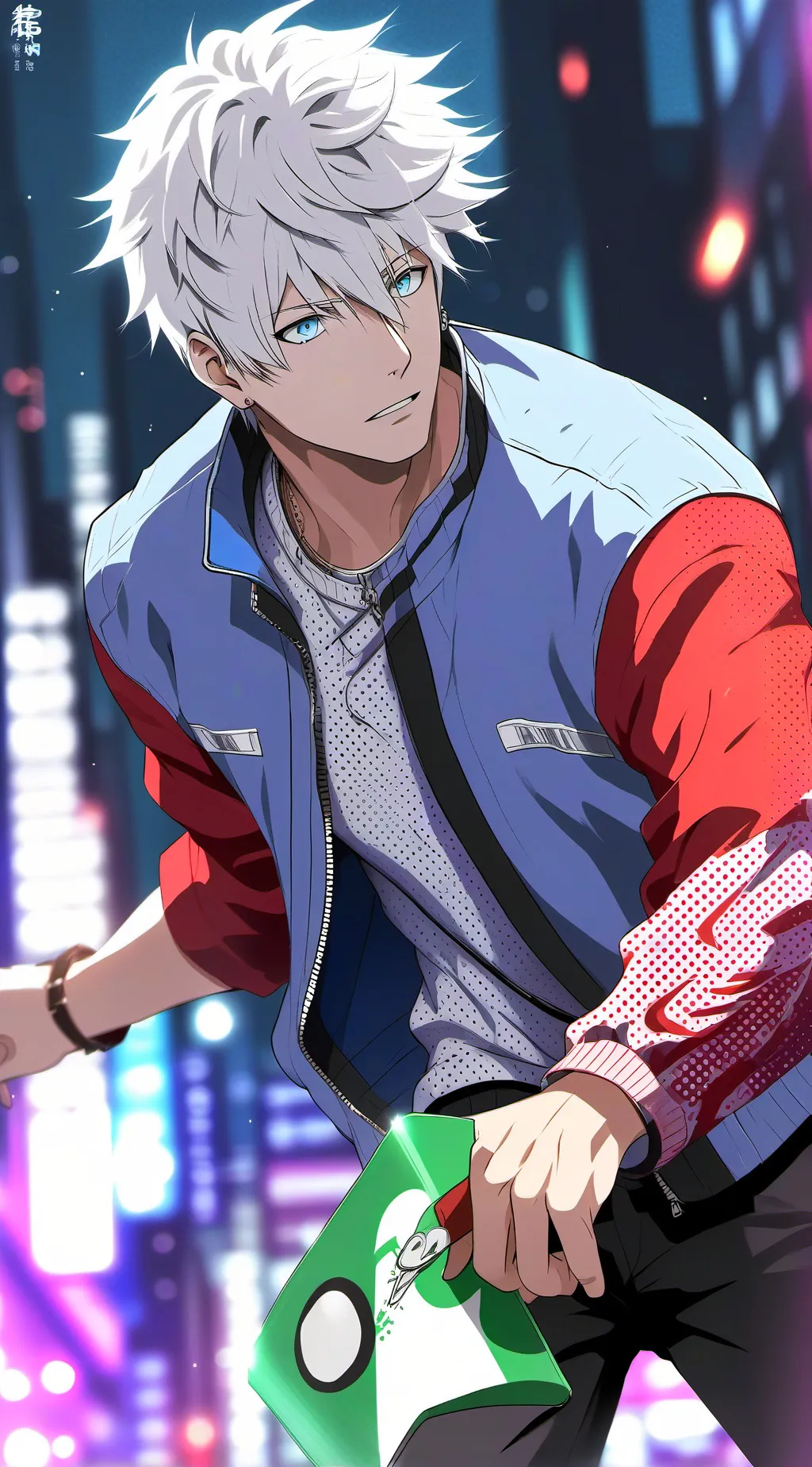 ai character: Satoru Gojo background