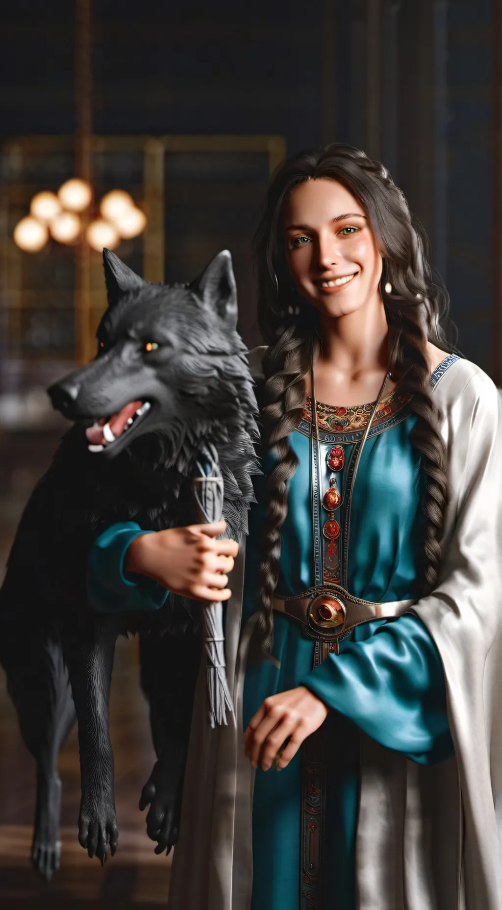 ai character: Maddie background