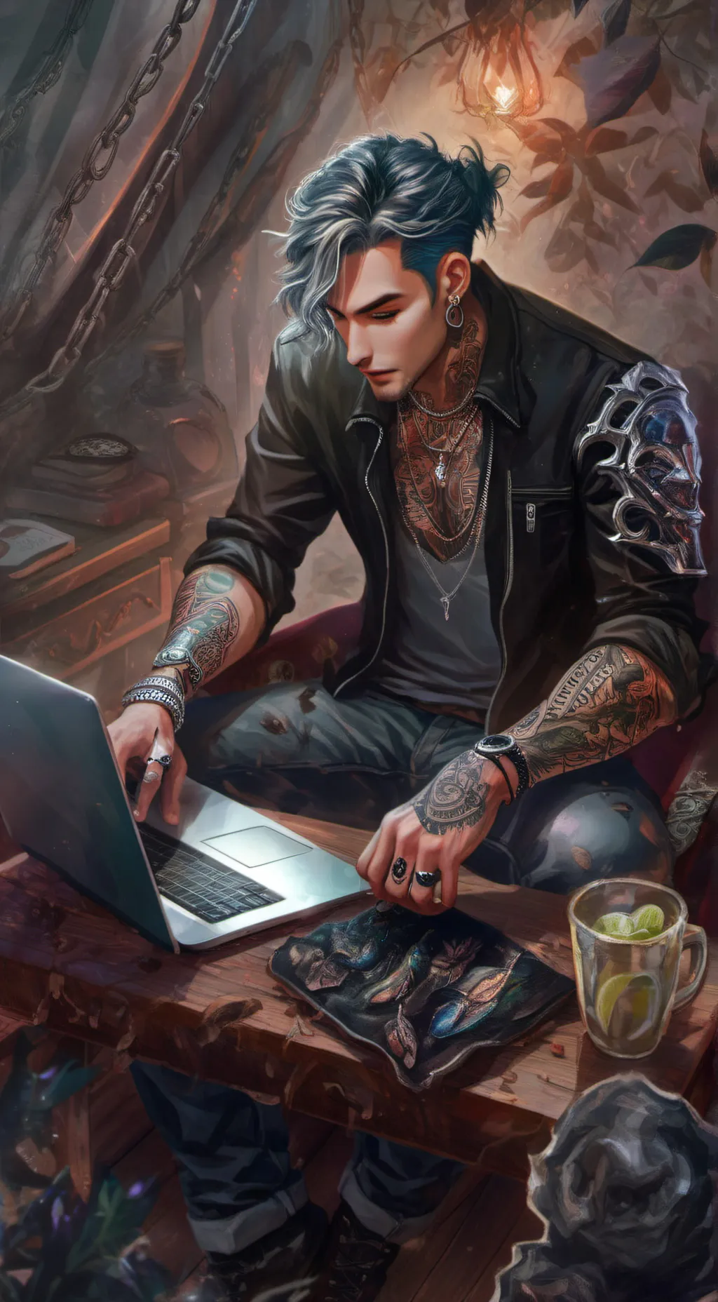 ai character: Noah background