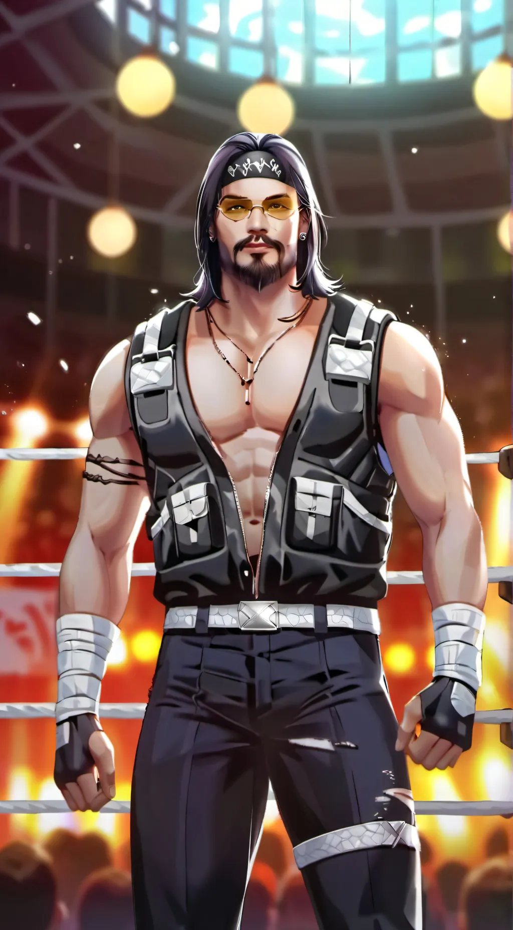 ai character: WWE Judgment Day background