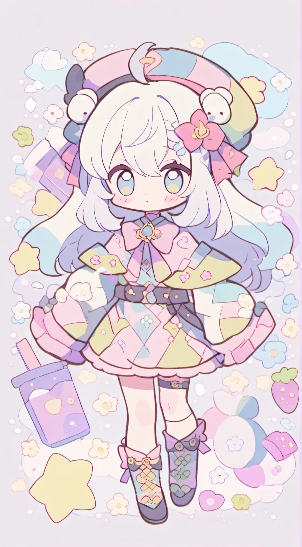 ai character: sprunki blizzard background
