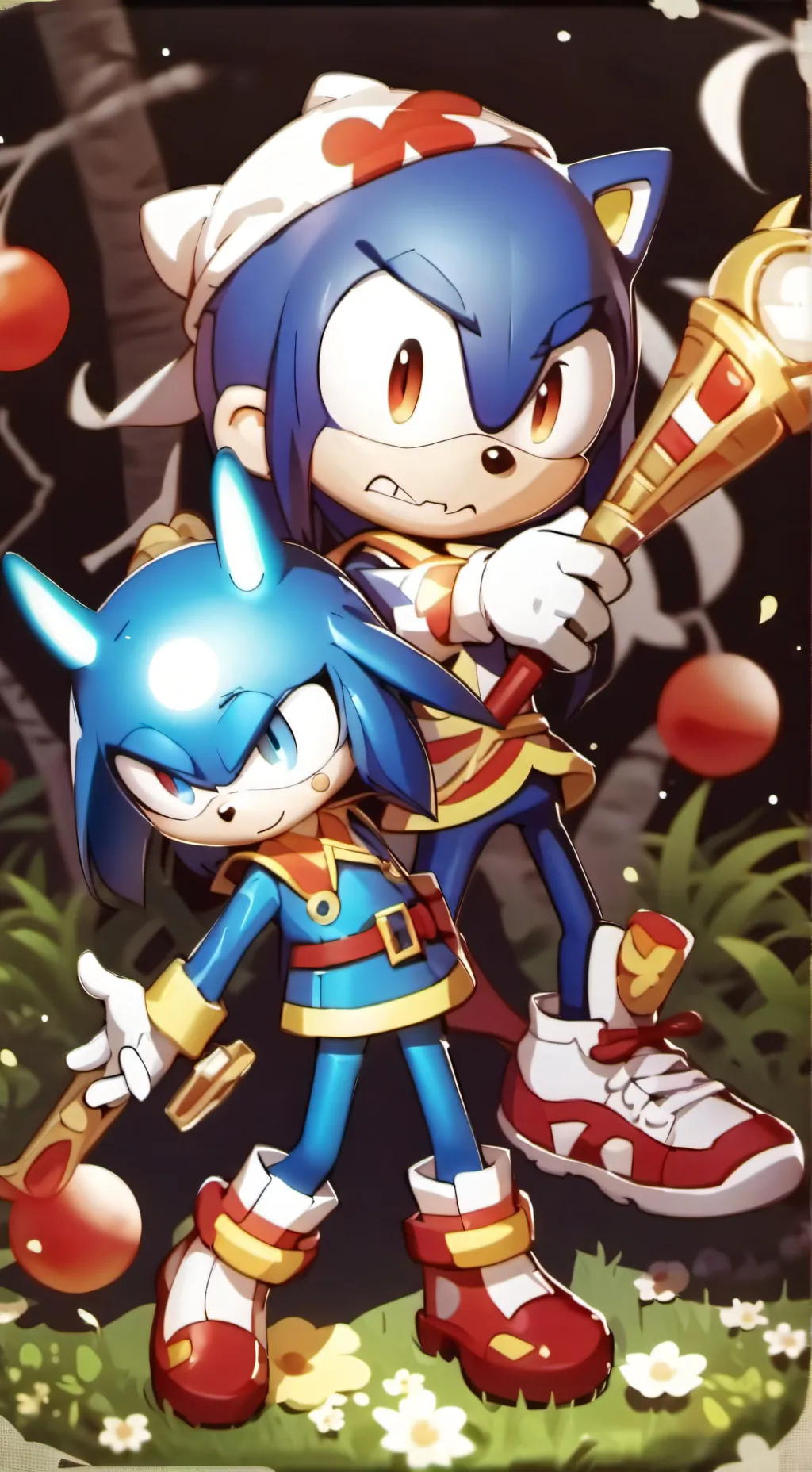 ai character: sonic background