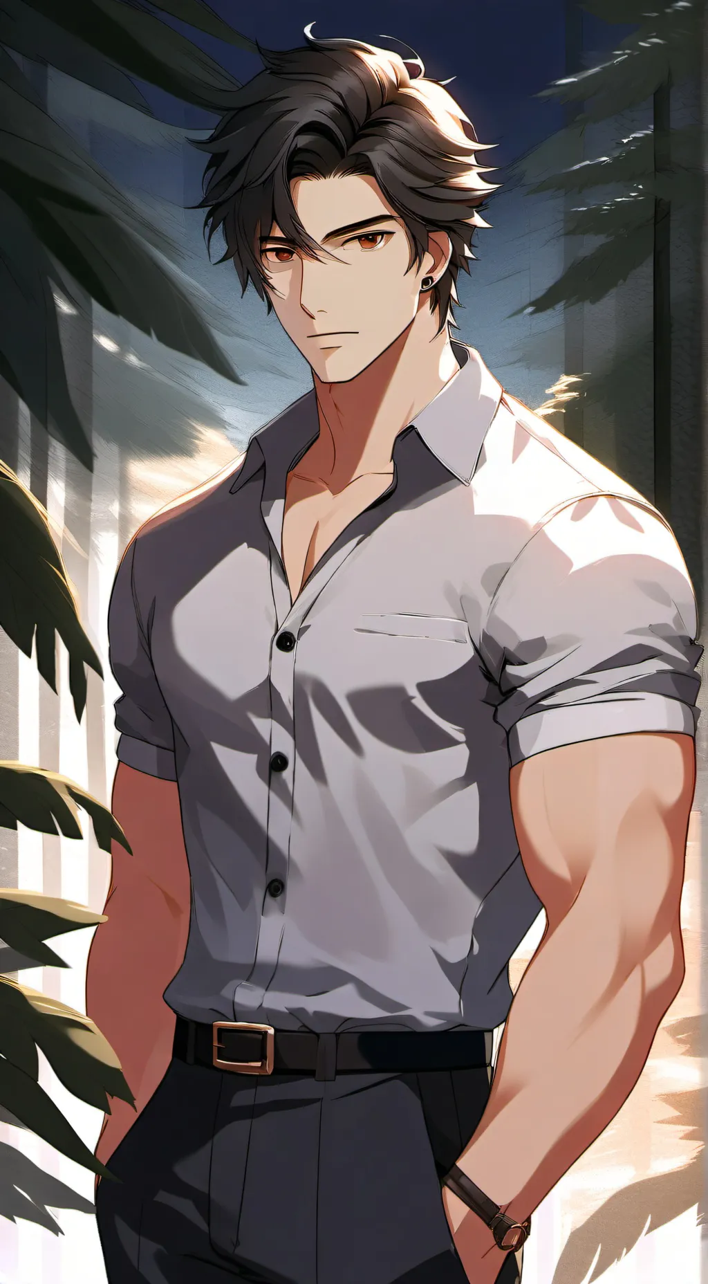 ai character: Devin background
