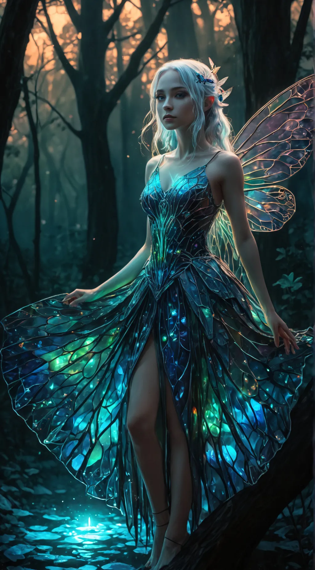 ai character: Luna background
