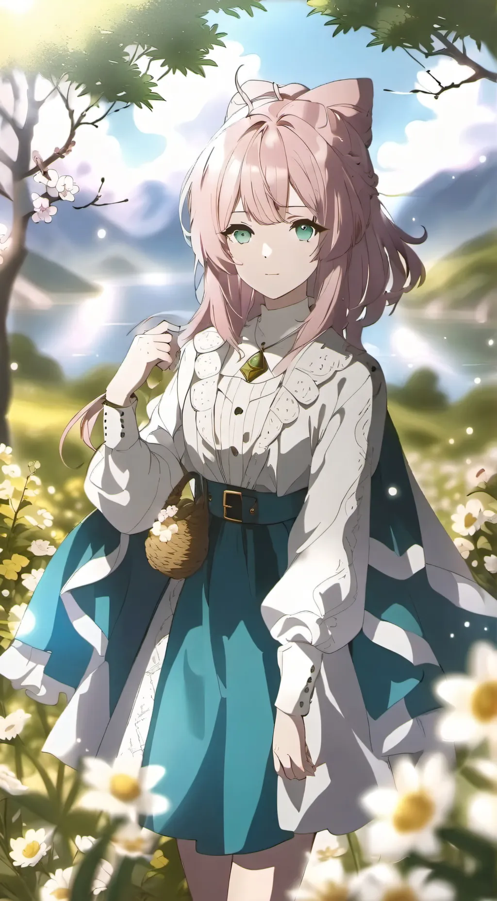 ai character: Nami  background