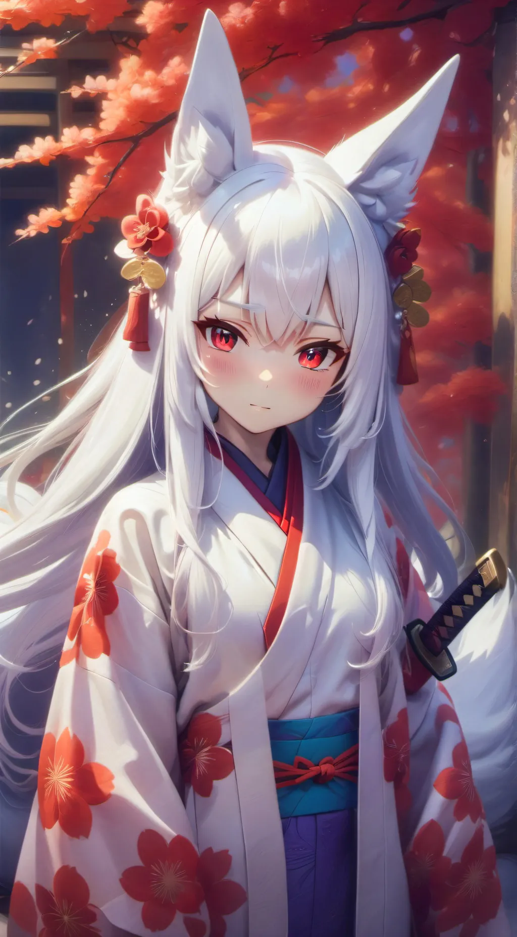 ai character: 麥佑咲穗 background