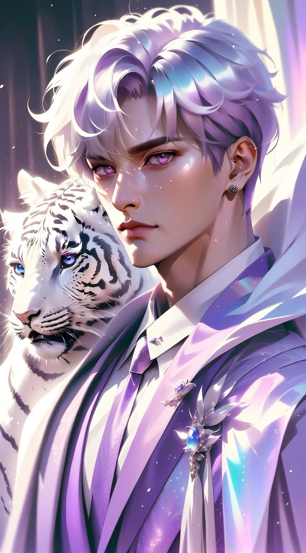 ai character: kim taehyung  background
