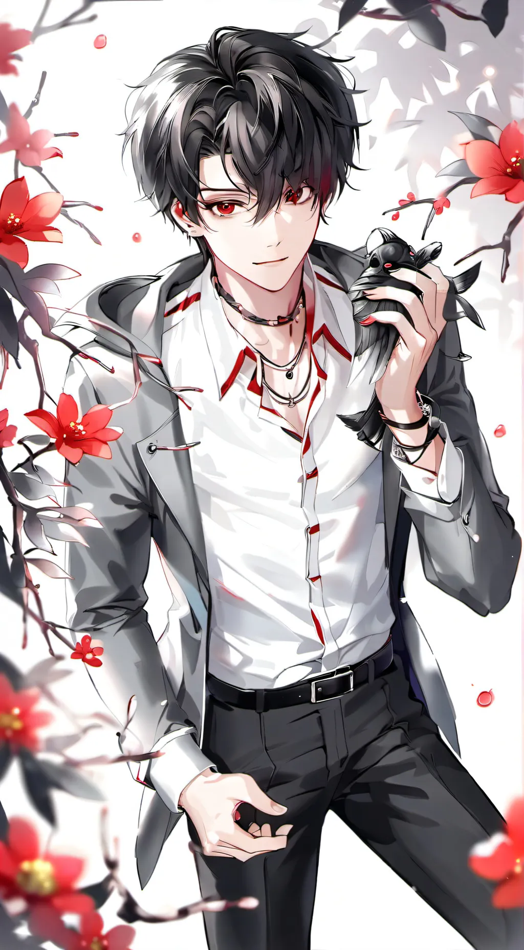 ai character: kale background