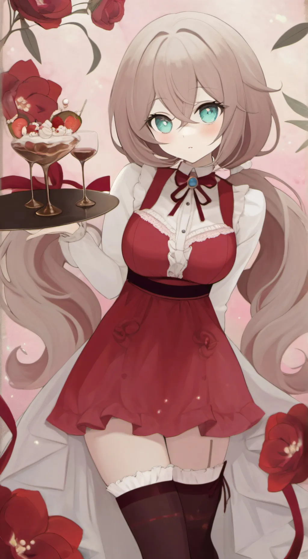 ai character: Rose background