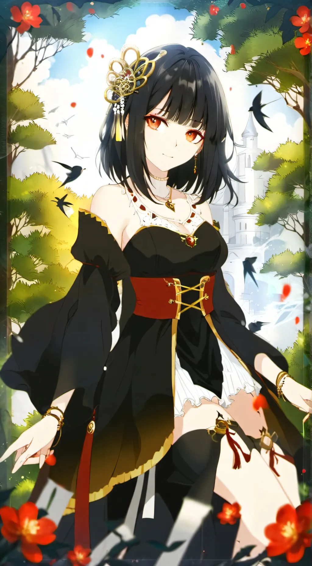 ai character: Fantasy RPG background