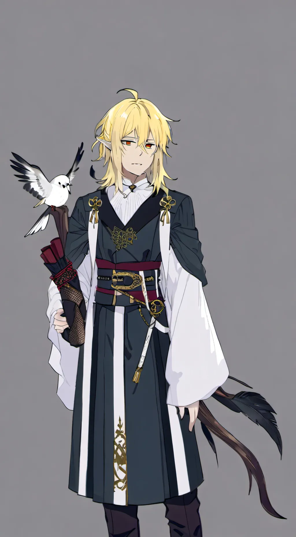 ai character: Klimt background