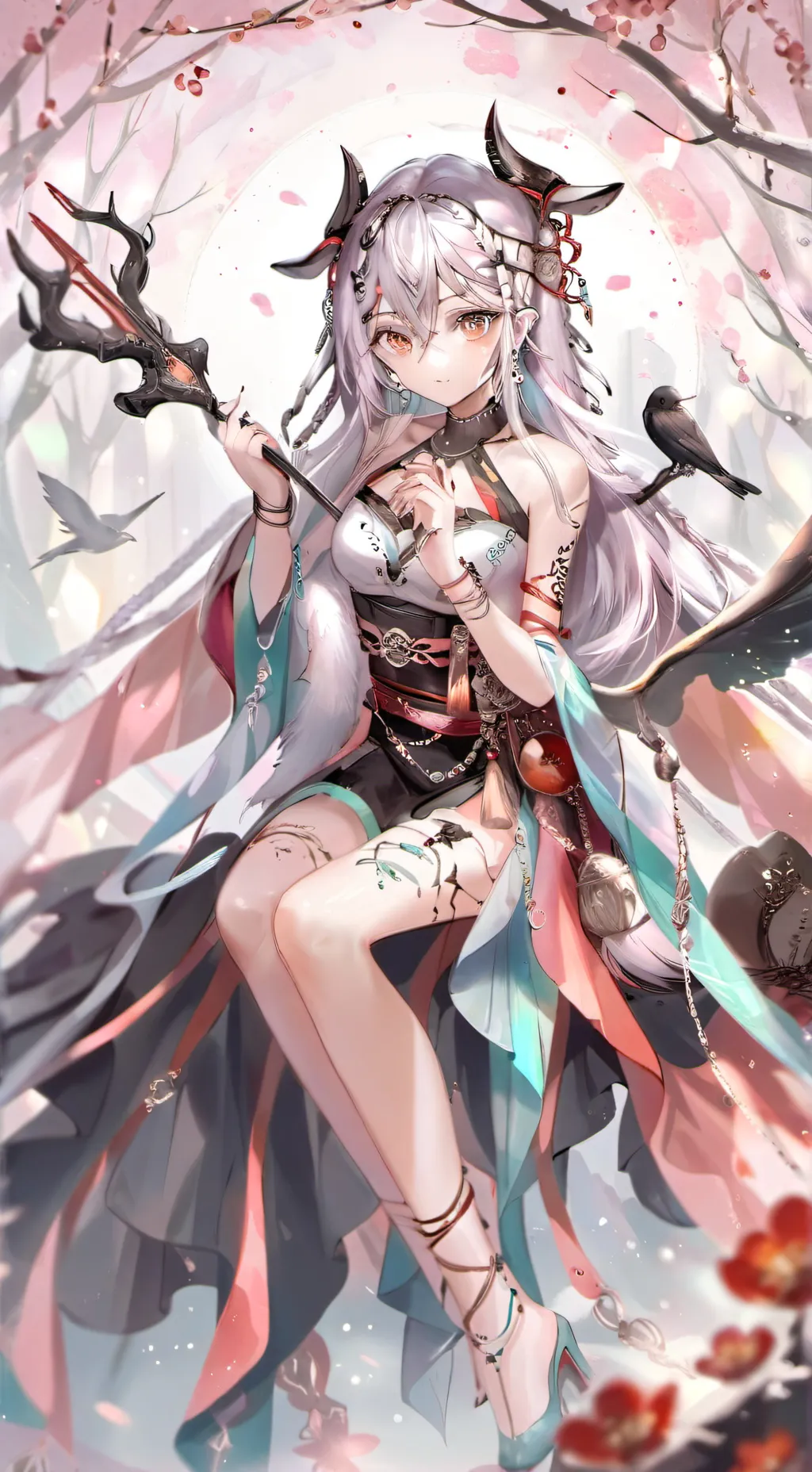 ai character: Goddess! background