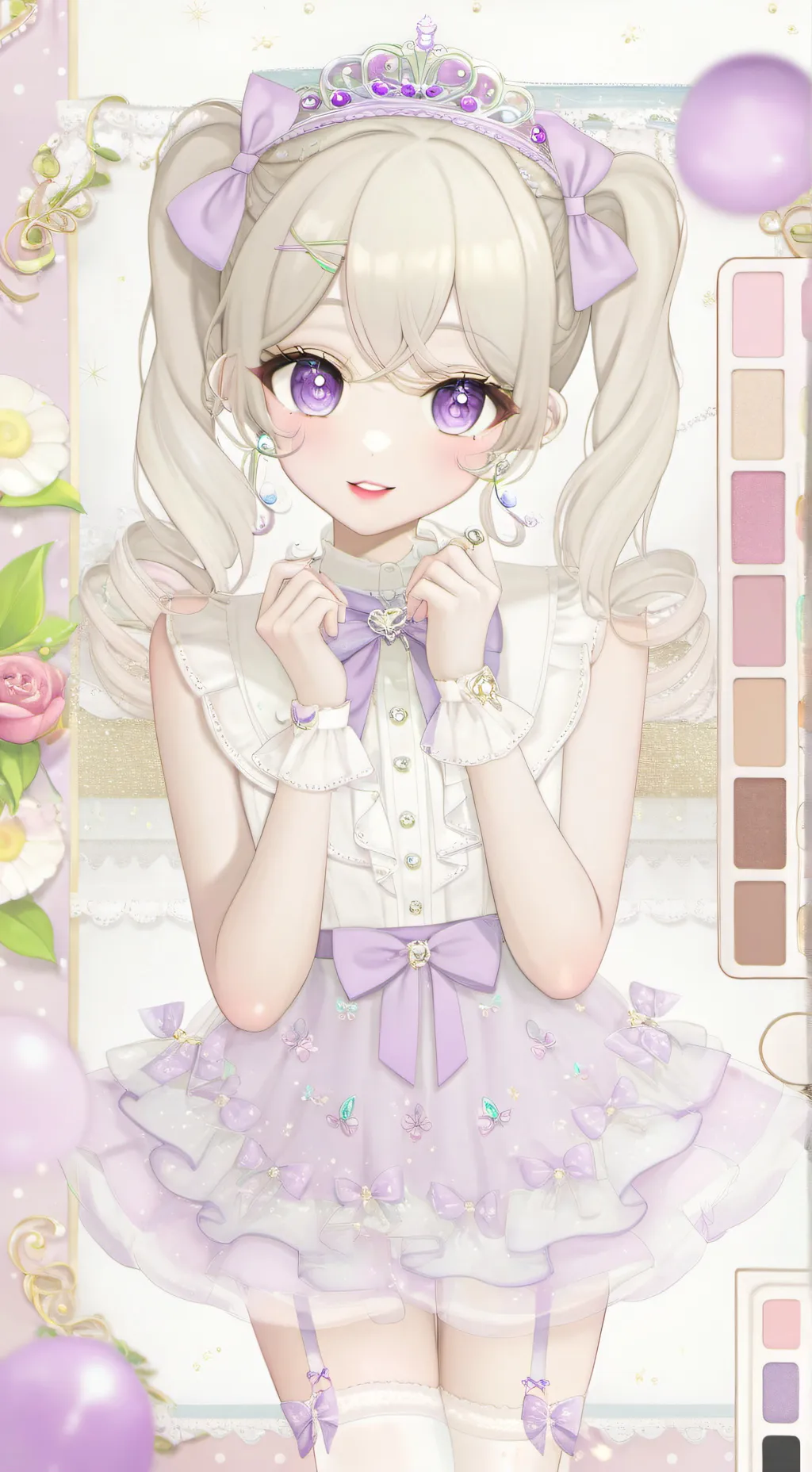ai character: Kuromi background