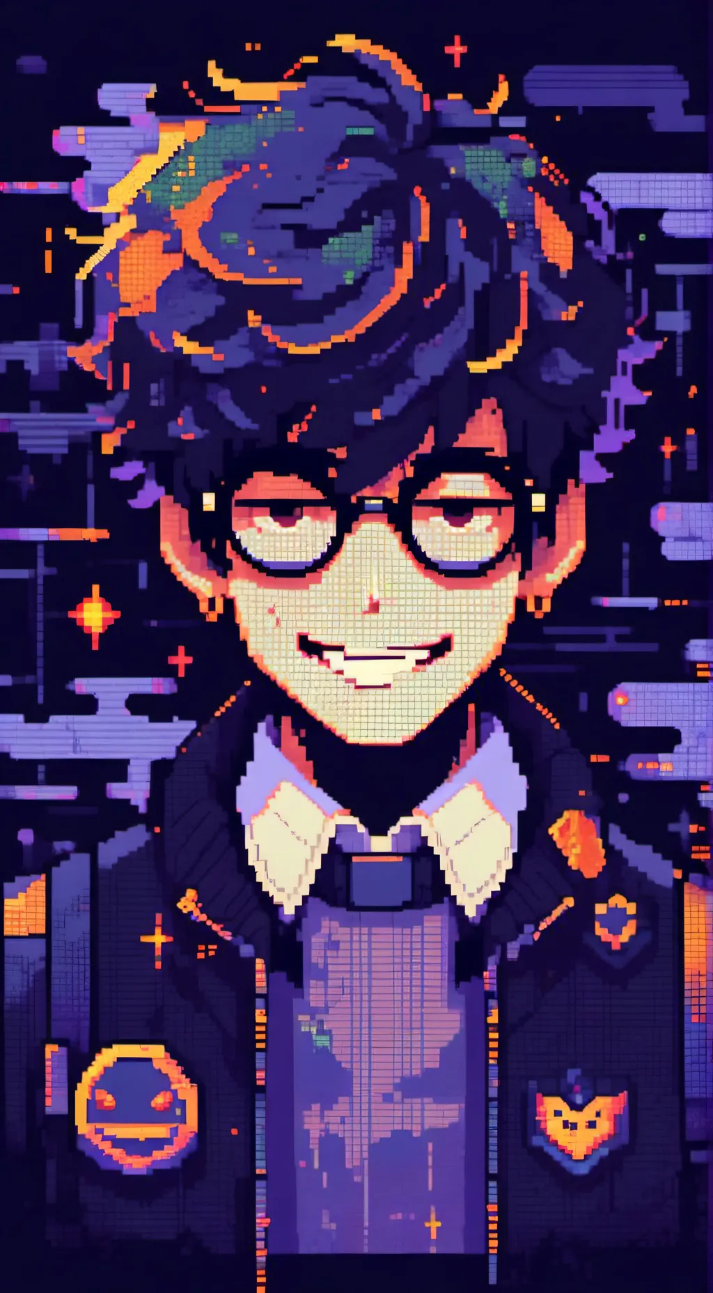 ai character: lazer bacon background