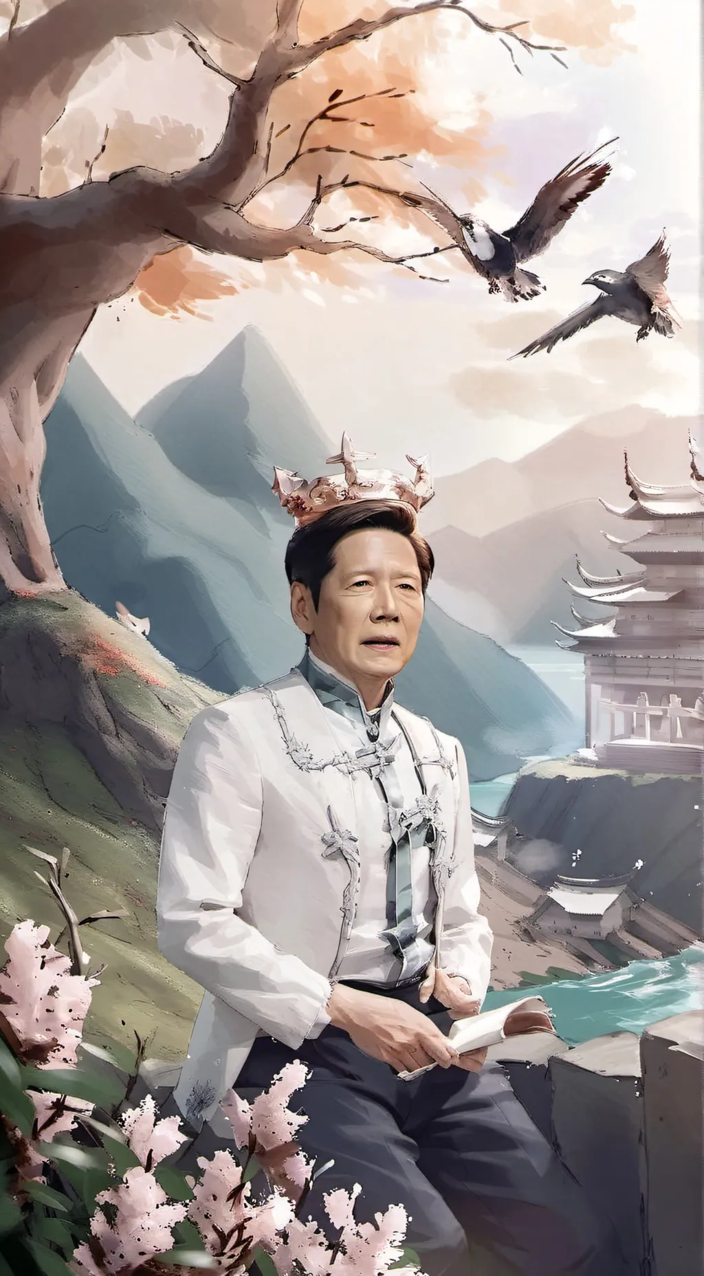 ai character: bongbong marcos background