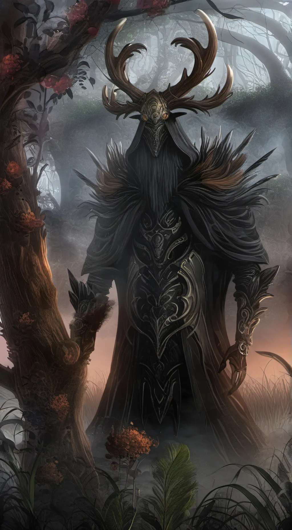 ai character: Grün background